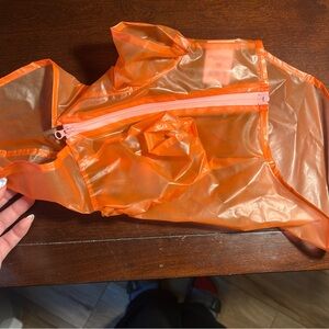 Orange Dog Raincoat